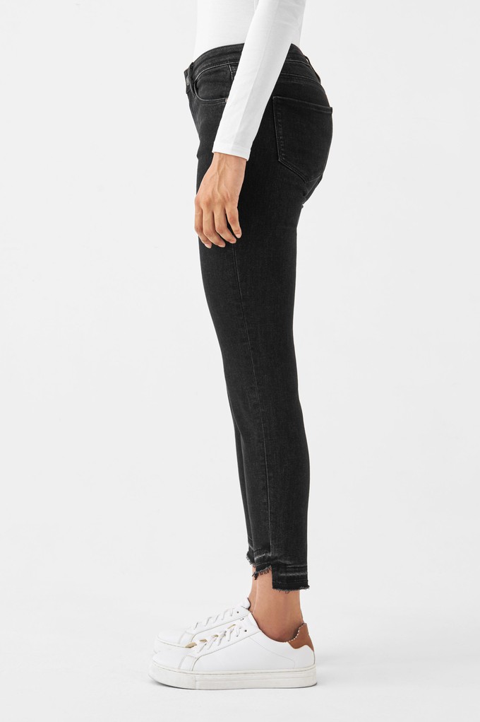 MID SUN Slim Comfortstretch - Design Details - Black Denim from DAWN Denim