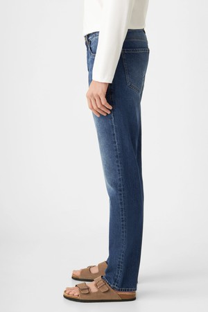 DUSK Regular Straight Minimal Stretch - Classic - Dark Blue from DAWN Denim