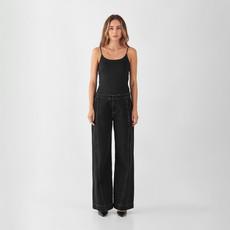 SUNNY Wide Leg Non Stretch - Contrast - Black Denim via DAWN Denim