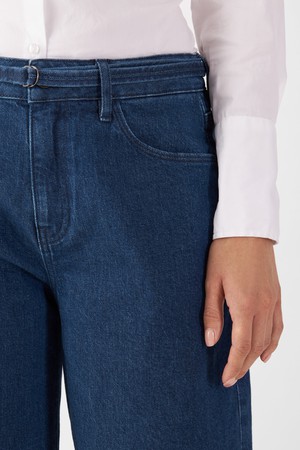 SUNNY Wide Leg Minimal Stretch - Classic - Dark Blue from DAWN Denim