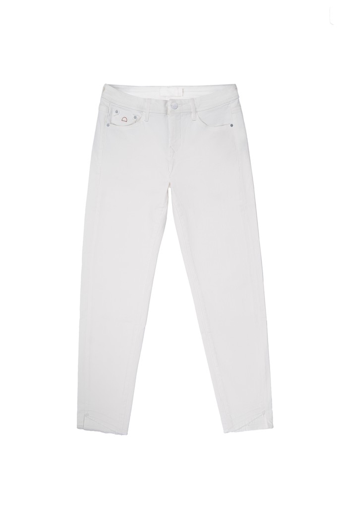 MID SUN Slim Comfortstretch - Design Details - White from DAWN Denim