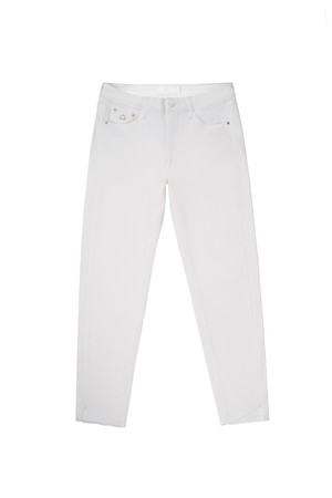 MID SUN Slim Comfortstretch - Design Details - White from DAWN Denim