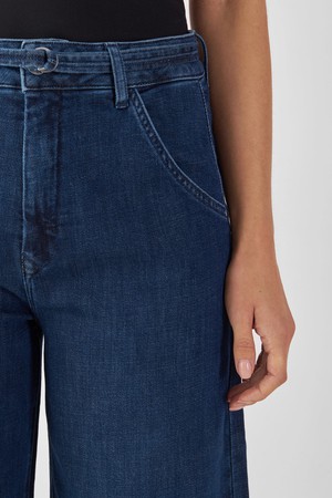 BLINK High Waist Wide - Dark Blue from DAWN Denim