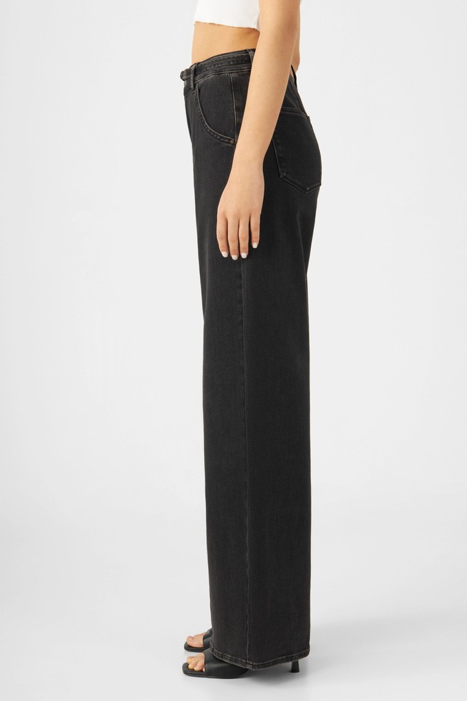 BLINK High Waist Wide - Black Denim from DAWN Denim