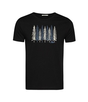 GREENBOMB •• T-shirt Nature Wood Camp | black from De Groene Knoop