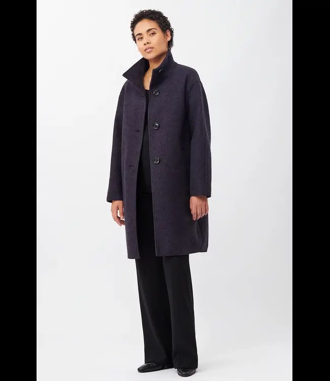 LangerChen •• Coat Pennfield | blueberry from De Groene Knoop