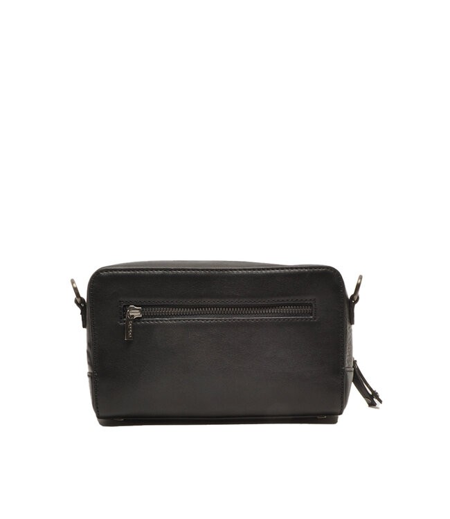 Berba •• Leren crossbody-tas Icons | Zwart from De Groene Knoop