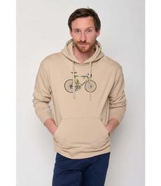 GREENBOMB •• Hoodie Joy Bike Knut | Latte via De Groene Knoop