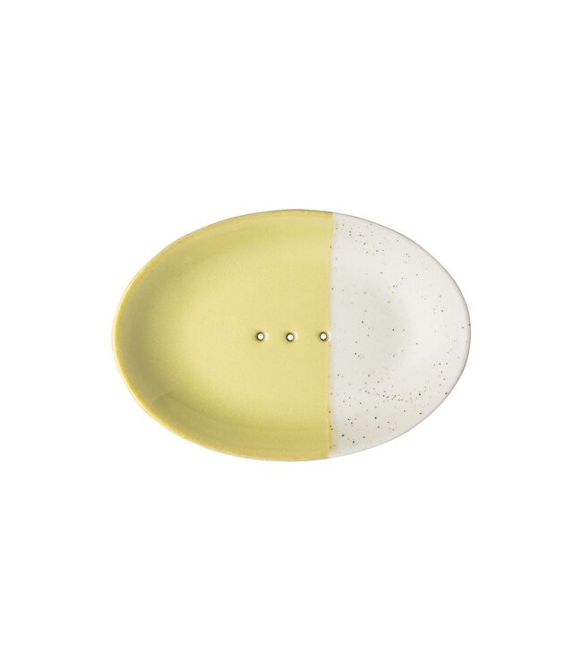 Tranquillo •• Soap Dish | Rustic Yellow from De Groene Knoop