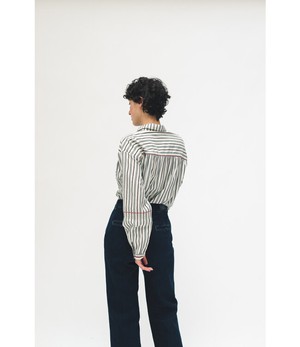 EKYOG •• Blouse Stassy | Casual stripes from De Groene Knoop