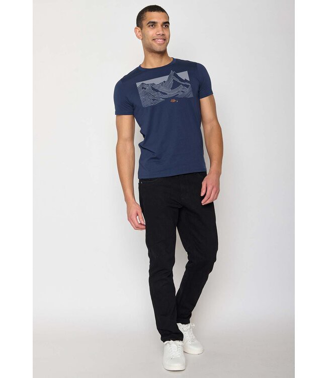 GREENBOMB •• T-shirt Nature Valley Guide | navy from De Groene Knoop