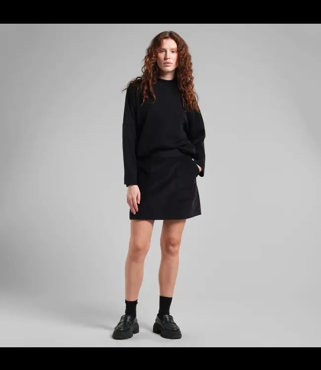 DEDICATED. •• Skirt Majorna Corduroy | Black from De Groene Knoop