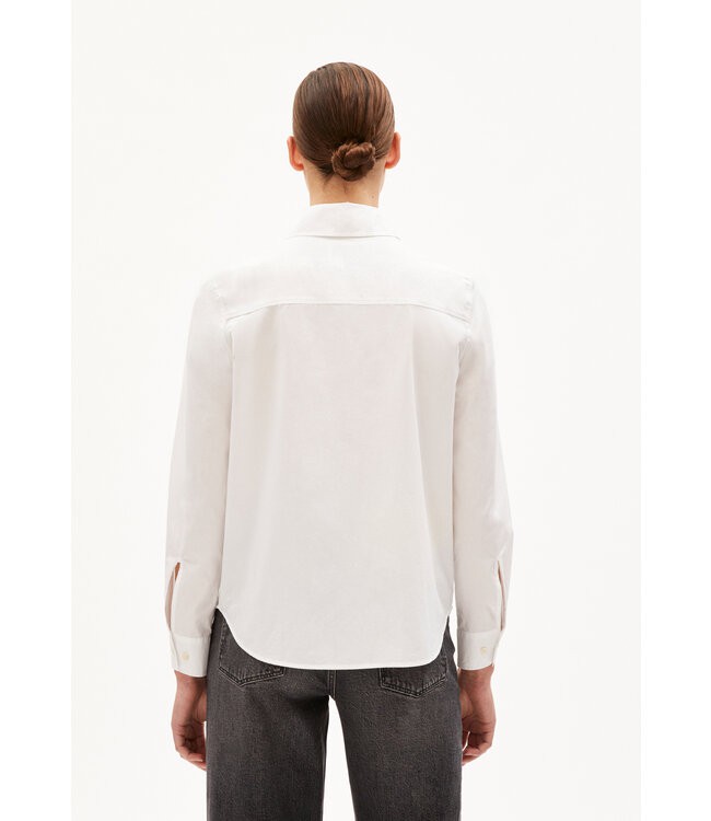 ARMEDANGELS •• LOUILAA | BLOUSE RELAXED FIT VAN BIO KANTOEN MIX from De Groene Knoop