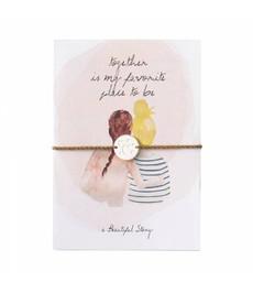 A BEAUTIFUL STORY •• Jewelry Postcard Two friends via De Groene Knoop
