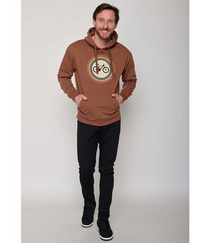 GREENBOMB •• Hoodie Joy Bike Target | Wood Bark from De Groene Knoop