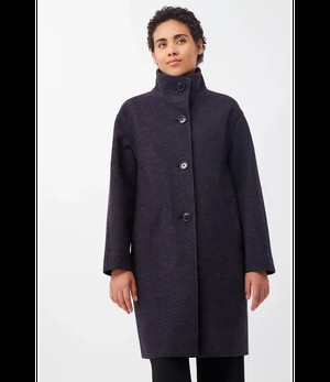 LangerChen •• Coat Pennfield | blueberry from De Groene Knoop