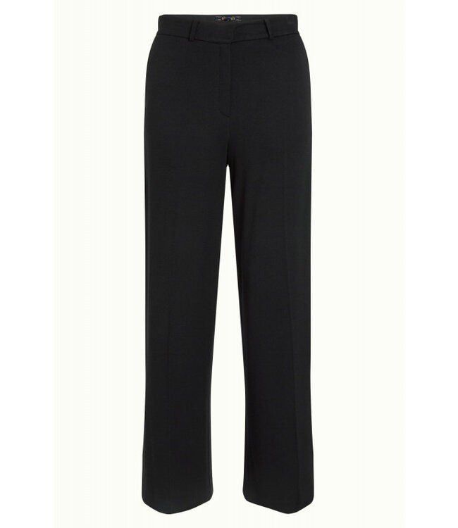 KING LOUIE •• Federica Pants Milano Uni | Black from De Groene Knoop