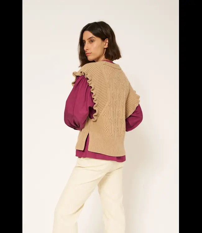 EKYOG •• Pull Momo | beige chine from De Groene Knoop