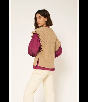 EKYOG •• Pull Momo | beige chine from De Groene Knoop