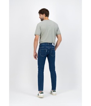 MUD Jeans •• Jeans Slimmer Rick - Stone Indigo from De Groene Knoop