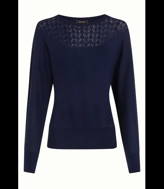 KING LOUIE •• Valentina Top Club | Evening Blue from De Groene Knoop