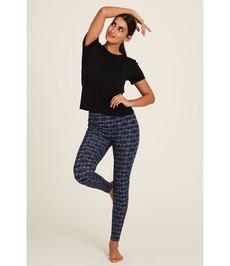 Tranquillo •• JERSEY LEGGINGS | quatrefoil via De Groene Knoop