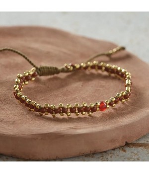 A BEAUTIFUL STORY •• Eternal Carnelian Bracelet GC | Goud from De Groene Knoop