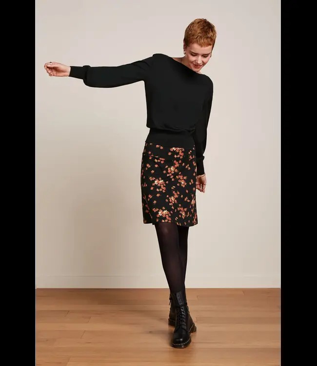 KING LOUIE •• Border Skirt Rivera | Black from De Groene Knoop