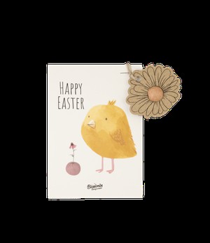 BLOSSOMBS •• HANGER FLOWER ON CARD CHICK from De Groene Knoop