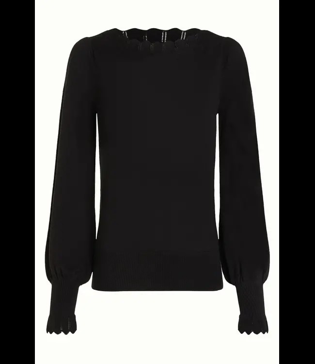 KING LOUIE •• Audrey Bell Top Club | Black from De Groene Knoop