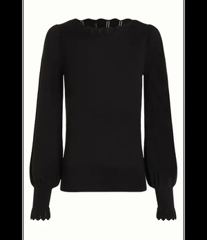 KING LOUIE •• Audrey Bell Top Club | Black from De Groene Knoop