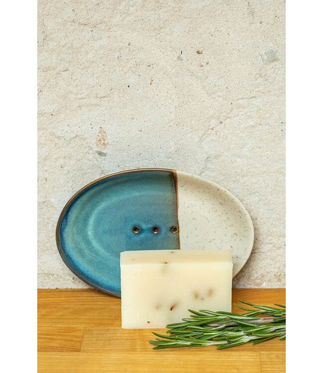 Tranquillo •• Soap Dish | Rustic Blue from De Groene Knoop