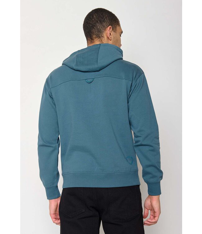 GREENBOMB •• Hoodie Joy Nature Wood Camp | Blue Stone from De Groene Knoop