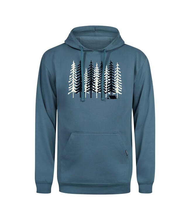 GREENBOMB •• Hoodie Joy Nature Wood Camp | Blue Stone from De Groene Knoop