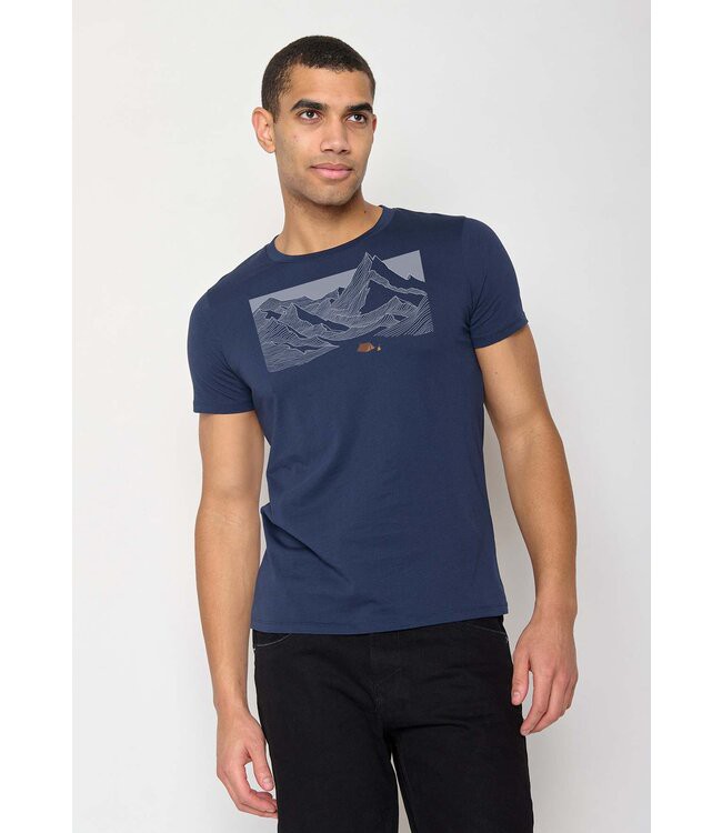 GREENBOMB •• T-shirt Nature Valley Guide | navy from De Groene Knoop