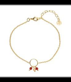 A BEAUTIFUL STORY •• Careful Carnelian Citrine Bracelet GP | Goud via De Groene Knoop