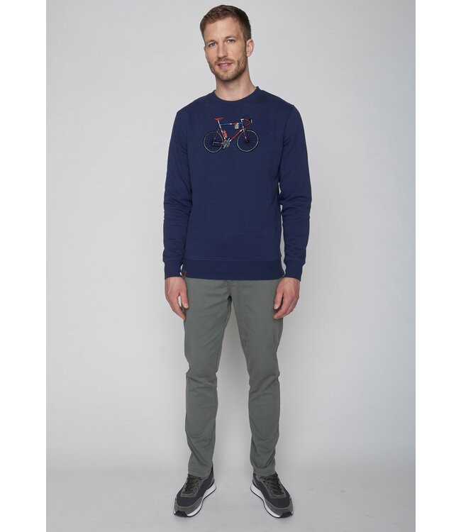 GREENBOMB •• Sweatpullover Bike Jack Wild | navy from De Groene Knoop