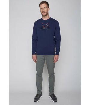 GREENBOMB •• Sweatpullover Bike Jack Wild | navy from De Groene Knoop