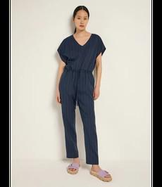 LANIUS •• Jumpsuit met krijtstreep via De Groene Knoop