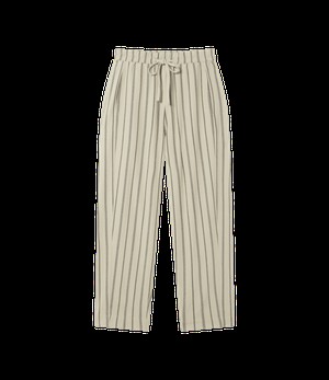 THINKING MU •• Grey striped Esther pants from De Groene Knoop