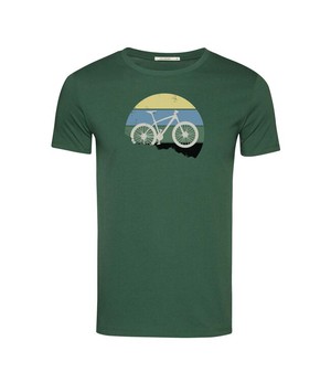 GREENBOMB •• T-shirt Bike Downhill Guide | Bottle green from De Groene Knoop