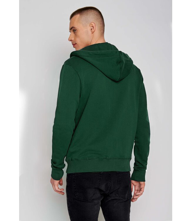 GREENBOMB •• Sweatvest basic rank | bottle green from De Groene Knoop