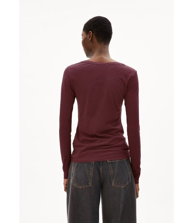 ARMEDANGELS •• ENRICCAA Soft | Longsleeve Slim Fit van biologisch katoen from De Groene Knoop