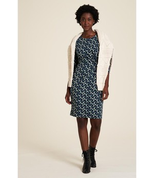 Tranquillo •• Feminines Jersey-dress| Circles from De Groene Knoop