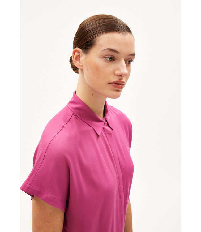 ARMEDANGELS •• Blouse LARISAANA | Crushed berry from De Groene Knoop