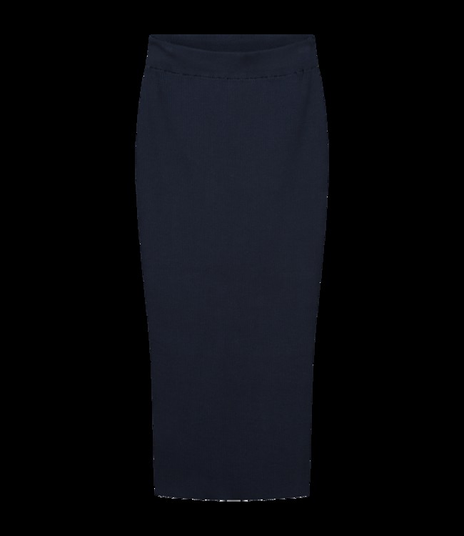 KUYICHI •• Keira Skirt | Dark Navy from De Groene Knoop