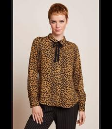 KING LOUIE •• Ella Blouse Tigre | Golden Brown via De Groene Knoop