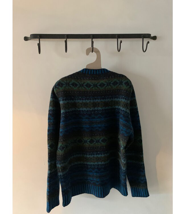 ERIBÉ •• brodie sweater | kingfisher from De Groene Knoop