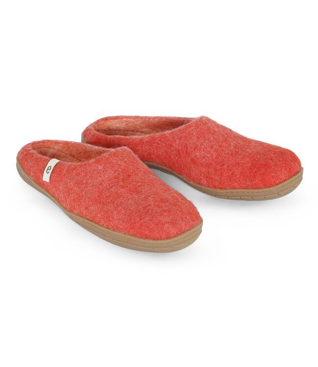 EGOS Copenhagen •• Slipper Rubberen Zool Rusty Red from De Groene Knoop