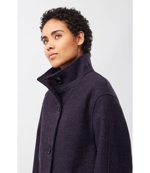 LangerChen •• Coat Pennfield | blueberry from De Groene Knoop